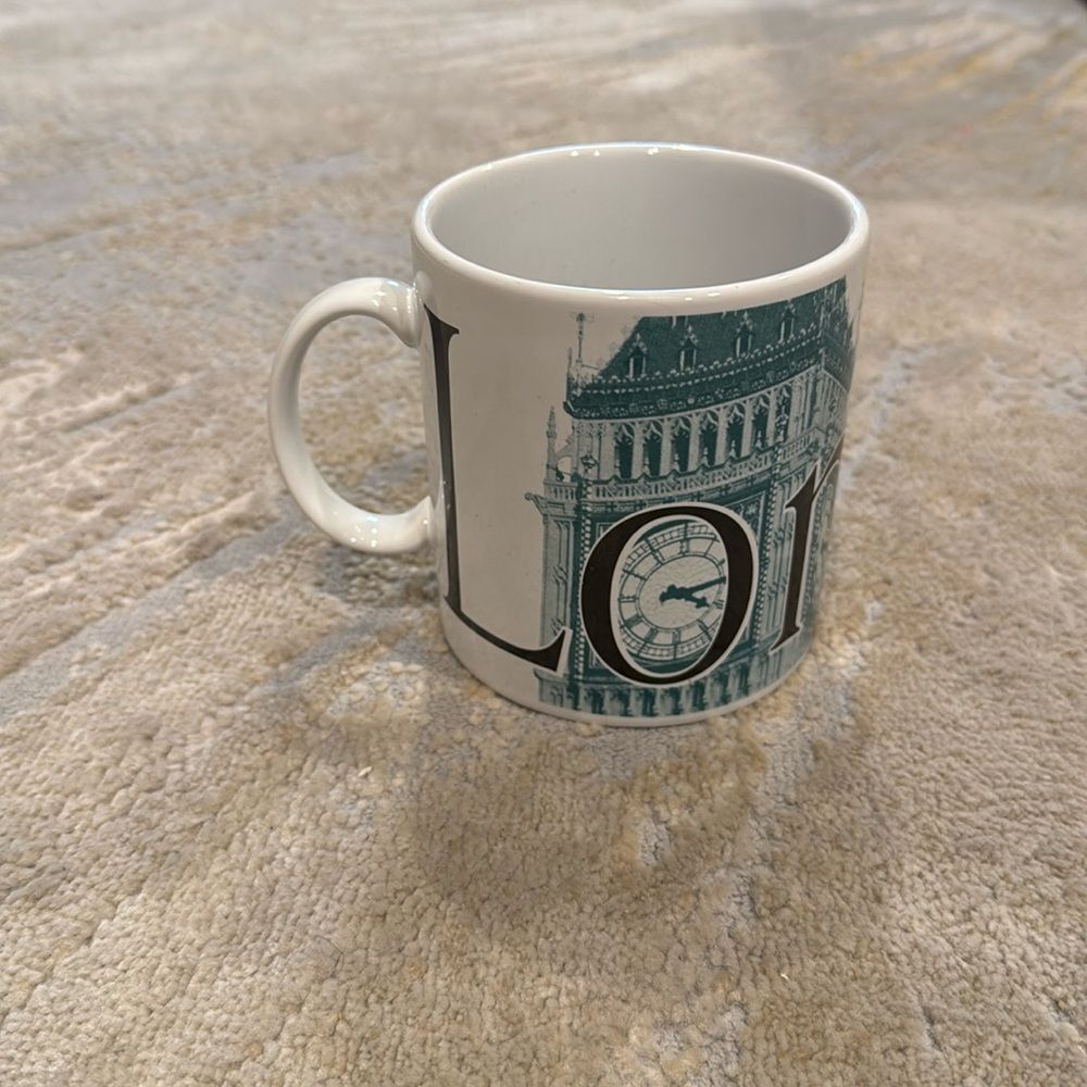 Starbucks mug, London city mug, Over-sized cup, 1994, Jerry Greer & Jan Belson